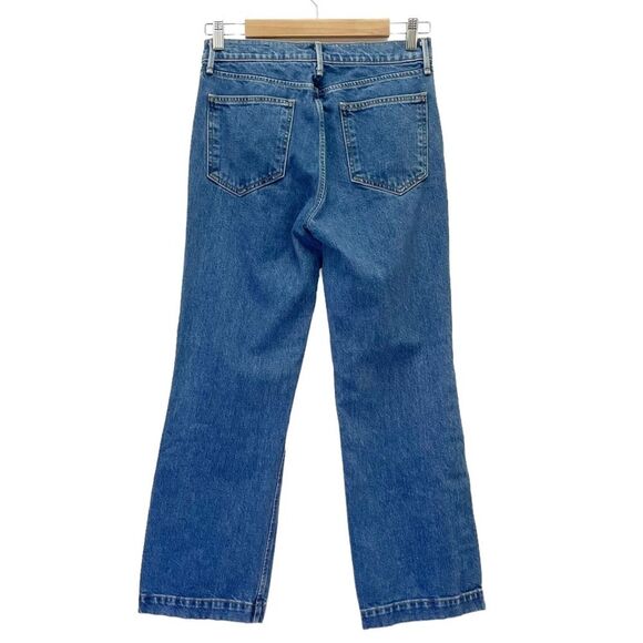 Rag & Bone Dylan Snap Retro Cropped Kick Flare Jeans in Vintage Bloo Size 27 | 4 - Picture 3 of 15